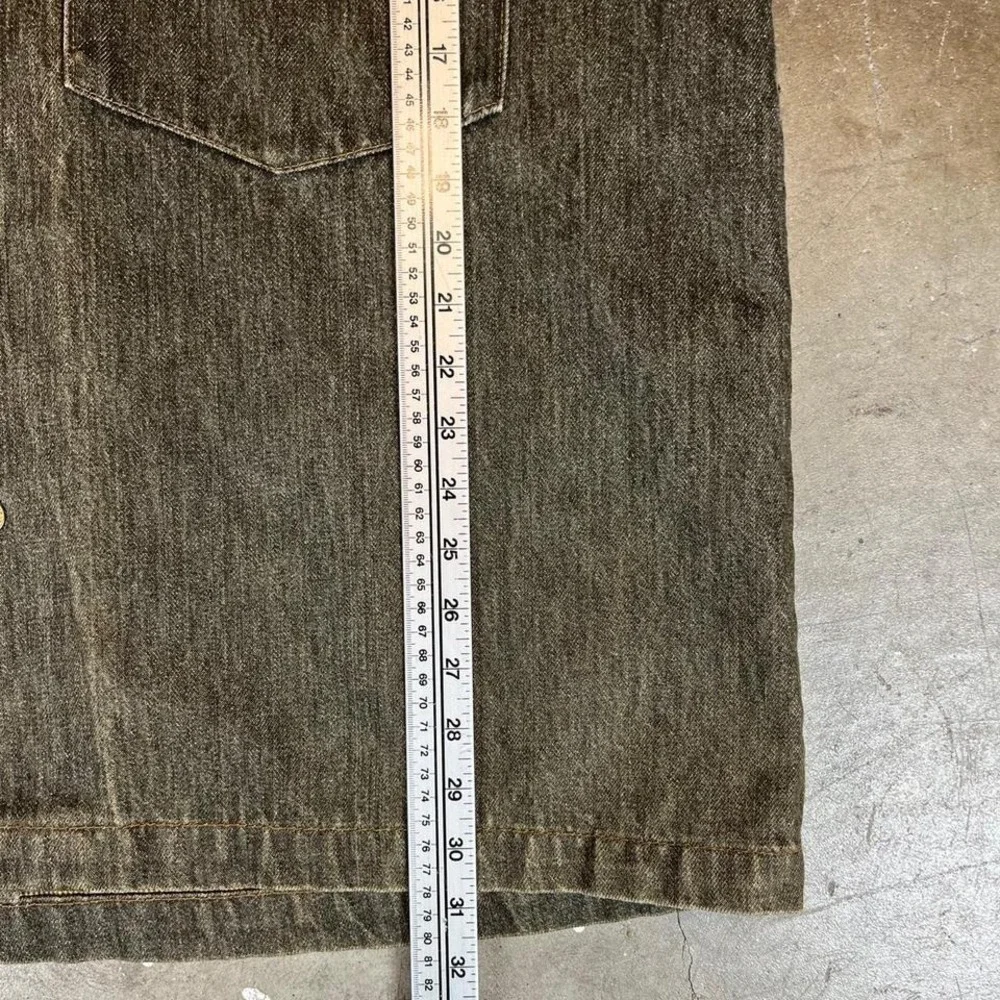 Vintage 90s strictly wide KPP brown denim chore jacket Mens large - Picture 6 of 7